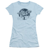 Juniors Sheer Cap Sleeve