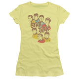 Juniors Sheer Cap Sleeve