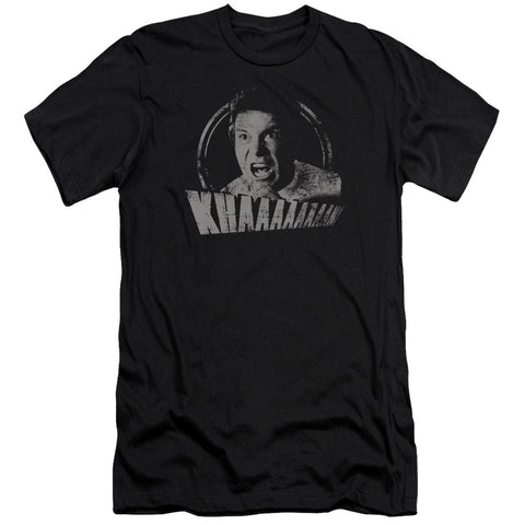Star Trek/khan Distressed - S/s Adult 30/1 - Black
