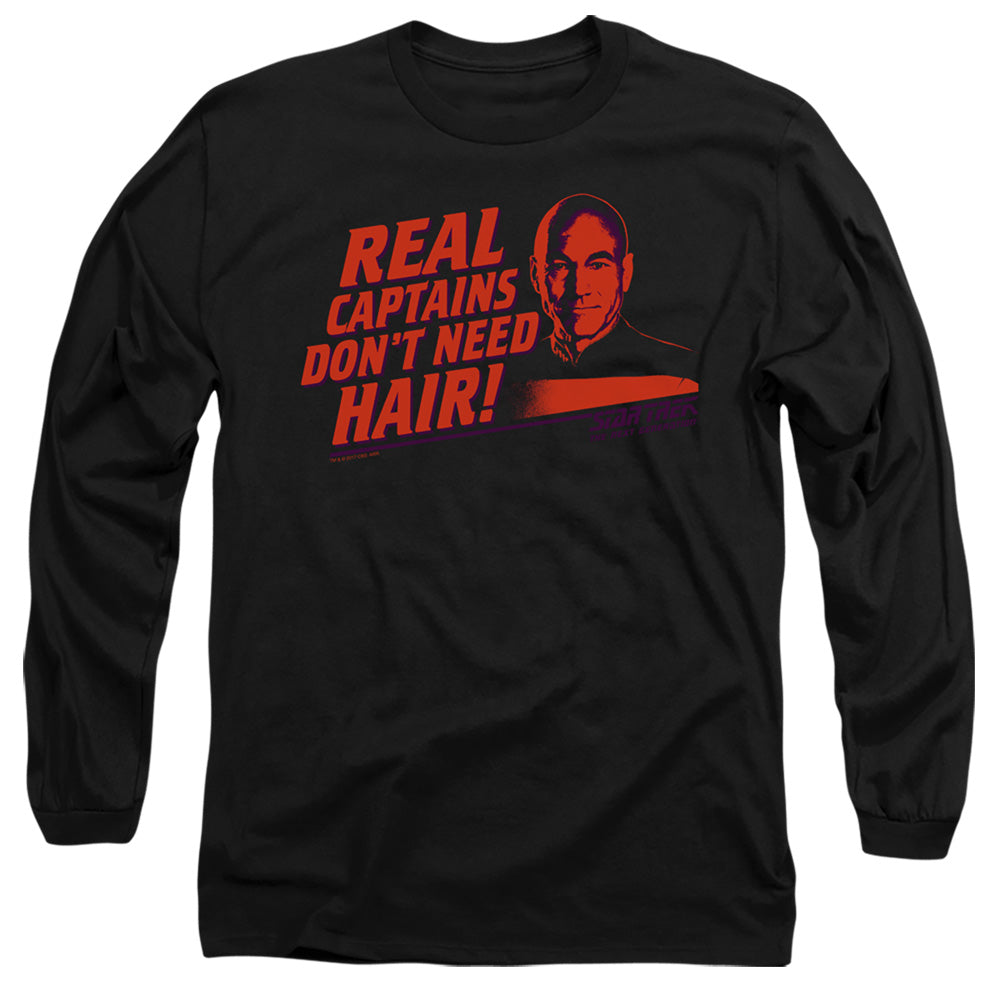 Star Trek/real Captain - L/s Adult 18/1 - Black
