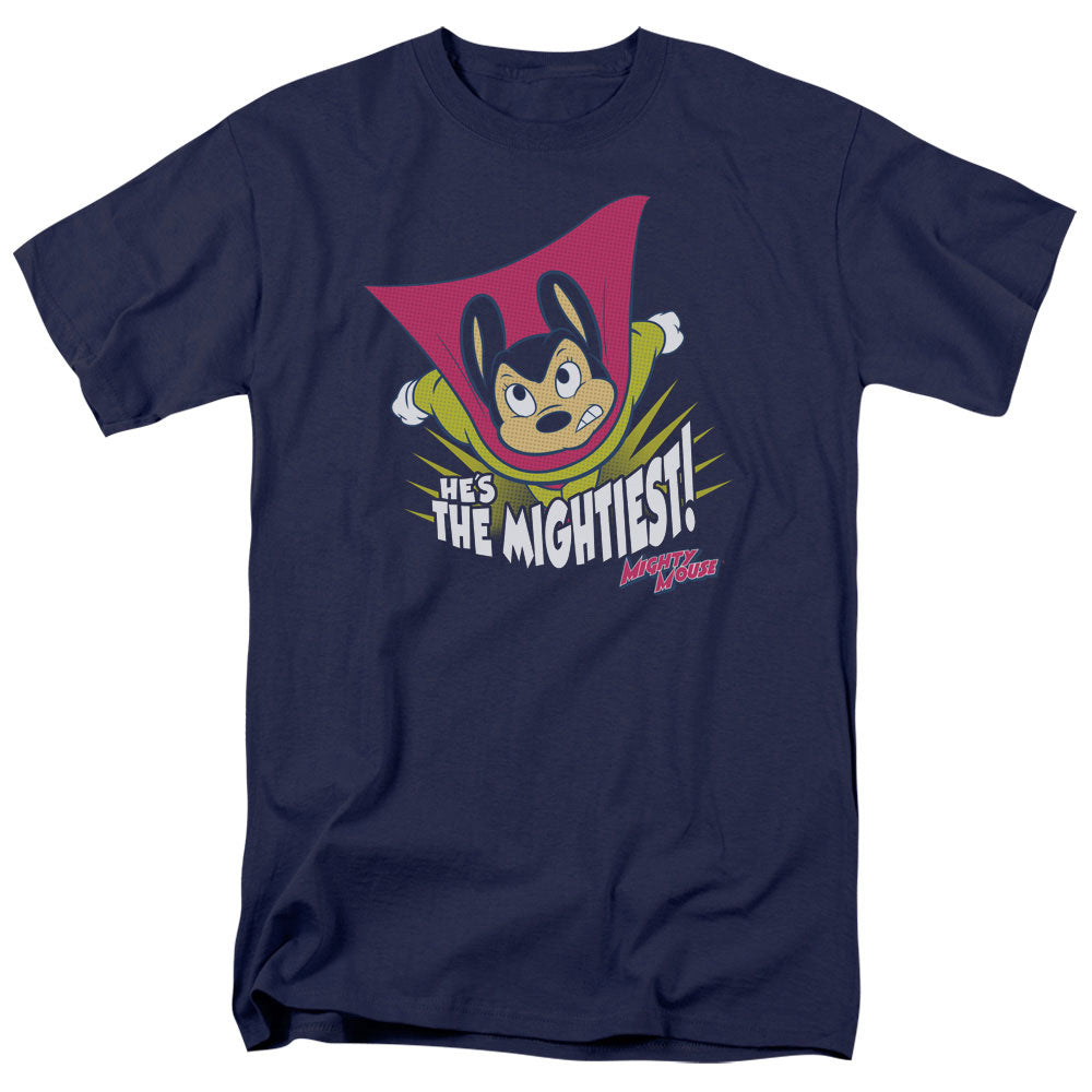 Mighty Mouse/the Mightiest-s/s Adult 18/1-navy