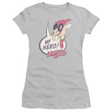 Juniors Sheer Cap Sleeve