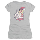 Juniors Sheer Cap Sleeve