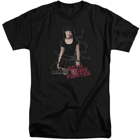 Ncis/goth Crime Fighter-s/s Adult Tall-black