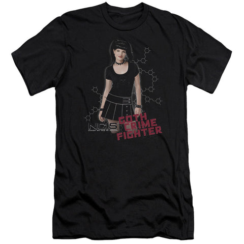 Ncis/goth Crime Fighter - S/s Adult 30/1 - Black