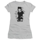 Juniors Sheer Cap Sleeve