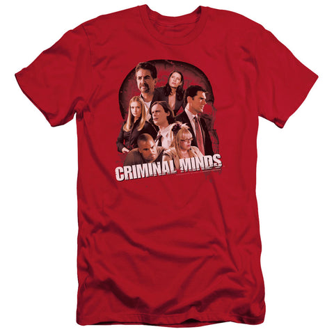 Criminal Minds/brain Trust - S/s Adult 30/1 - Red