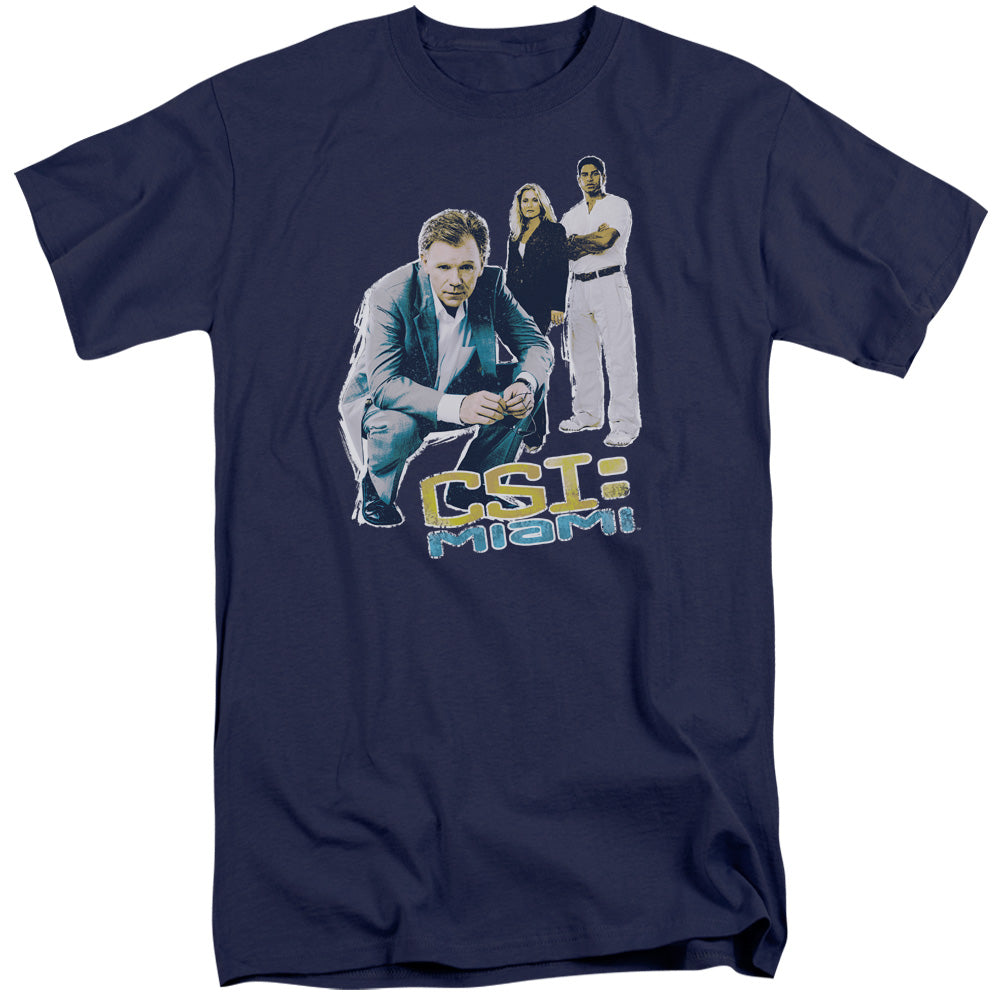 Csi Miami/perspective-s/s Adult Tall-navy