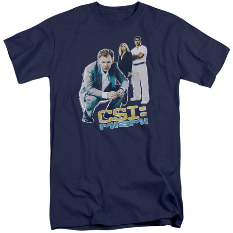 Csi Miami/perspective-s/s Adult Tall-navy