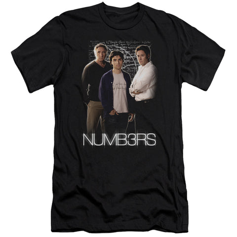 Numbers/equations-premuim Canvas Adult Slim Fit 30/1-black