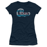 Juniors Sheer Cap Sleeve