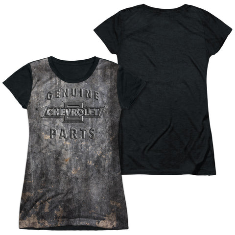 Junior Cap Sleeve 100% Poly Black Back