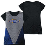 Junior Cap Sleeve 100% Poly Black Back