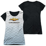 Junior Cap Sleeve 100% Poly Black Back