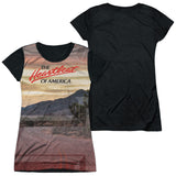 Junior Cap Sleeve 100% Poly Black Back