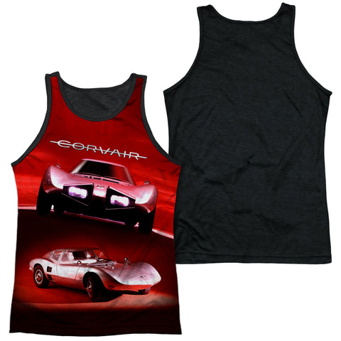 Adult 100% Poly Tank Top Black Back
