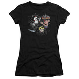 Juniors Sheer Cap Sleeve