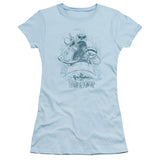 Juniors Sheer Cap Sleeve