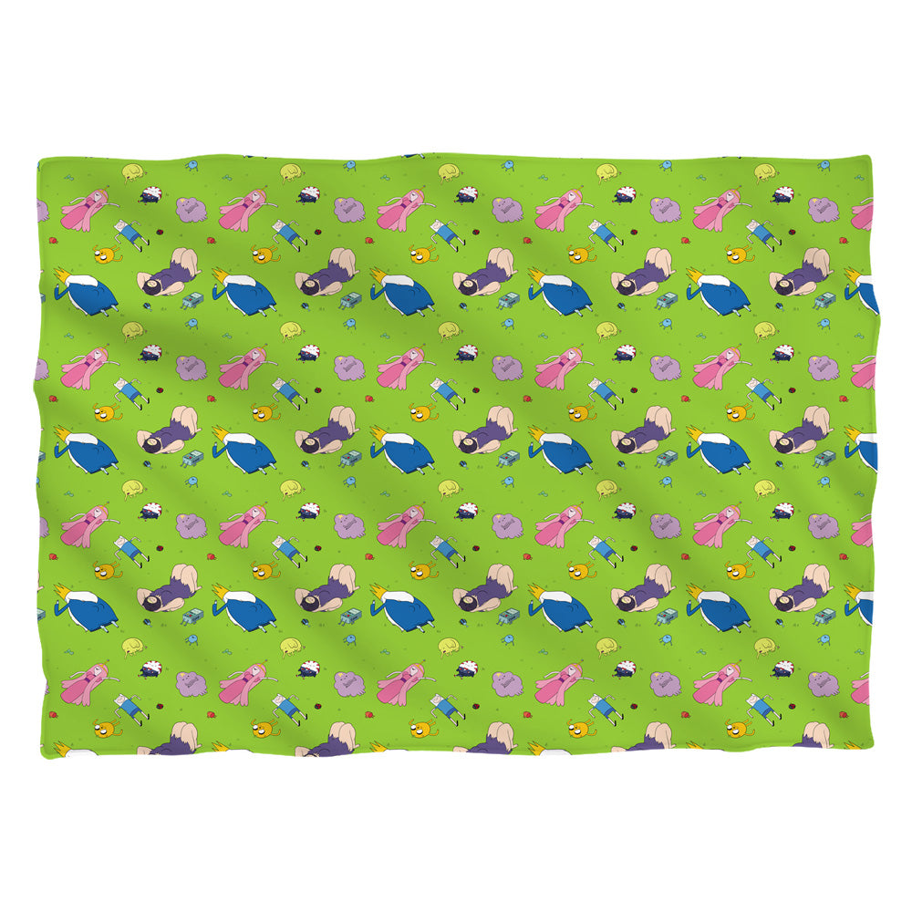 Adventure Time/green Fields-pillow Case-white