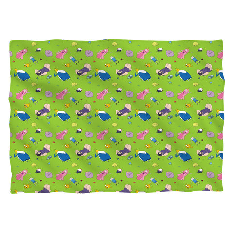 Adventure Time/green Fields-pillow Case-white