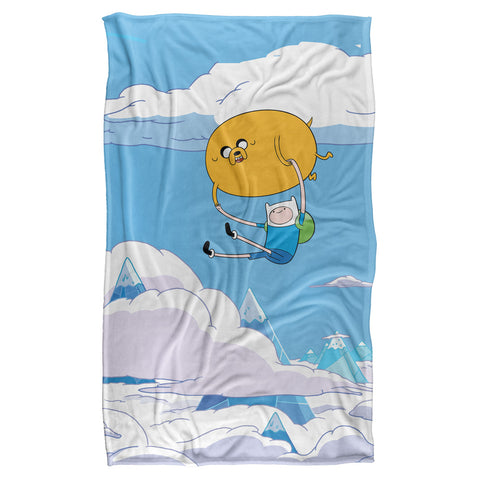 Adventure Time/balloon-silky Touch Blanket-white
