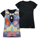 Junior Cap Sleeve 100% Poly Black Back