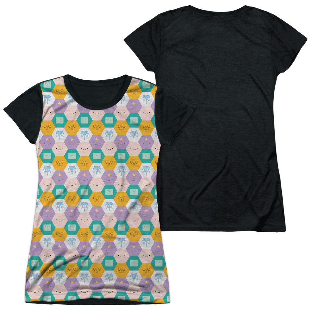 Junior Cap Sleeve 100% Poly Black Back