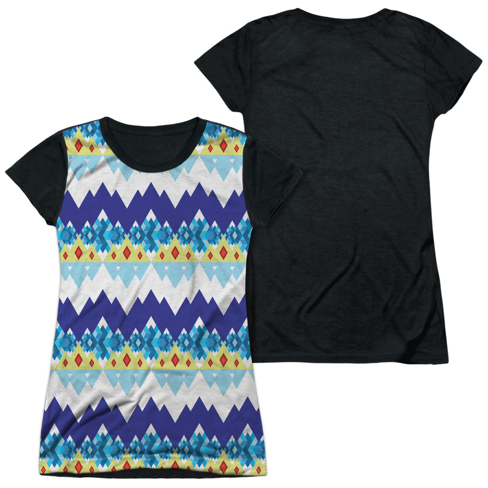 Junior Cap Sleeve 100% Poly Black Back