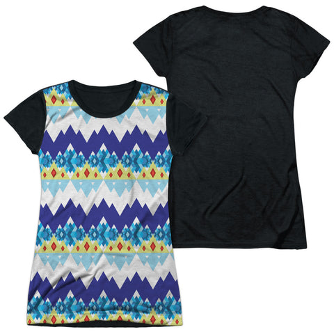 Junior Cap Sleeve 100% Poly Black Back