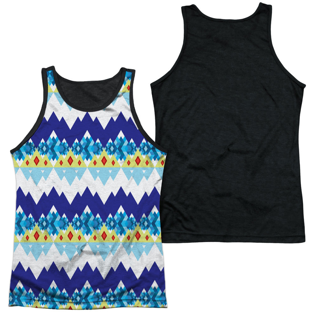 Adult 100% Poly Tank Top Black Back
