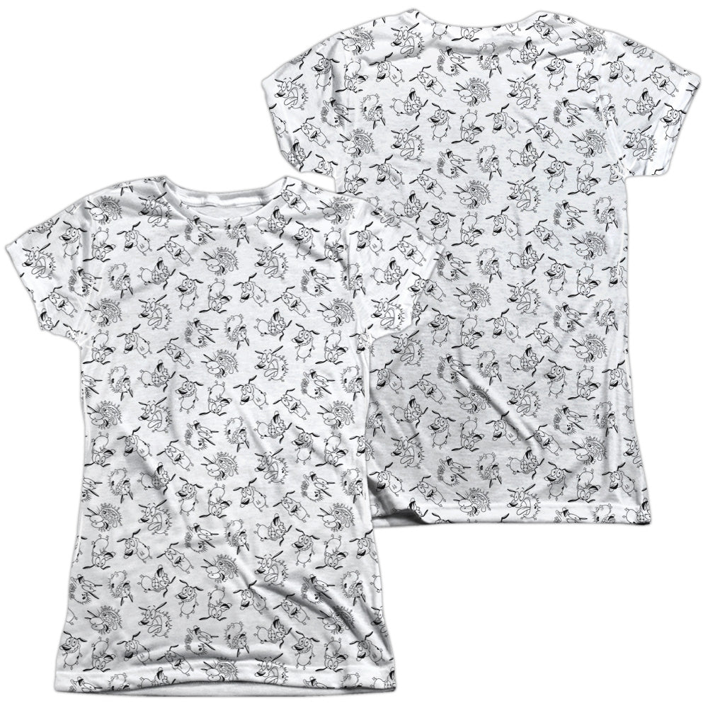 S/S Junior 100% Poly Crew - White - Sm