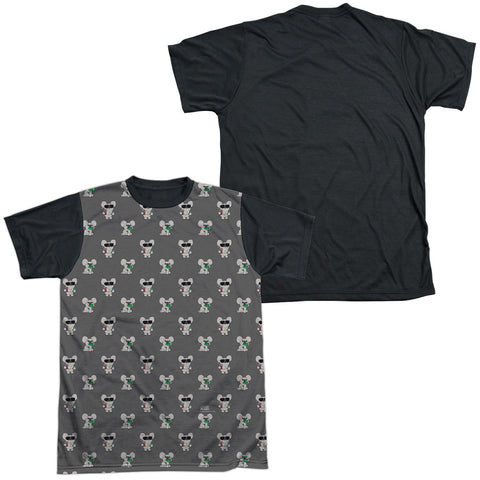 We Bare Bears/nom Nom-s/s Adult White Front Black Back  -white