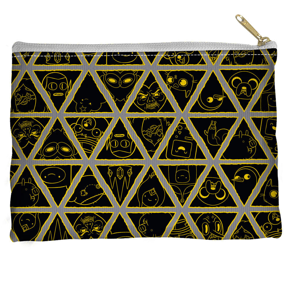 Adventure Time/triangles - Accessory Pouch