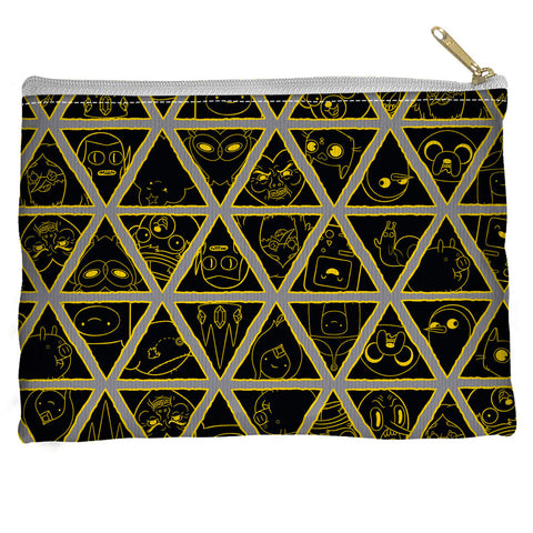 Adventure Time/triangles - Accessory Pouch