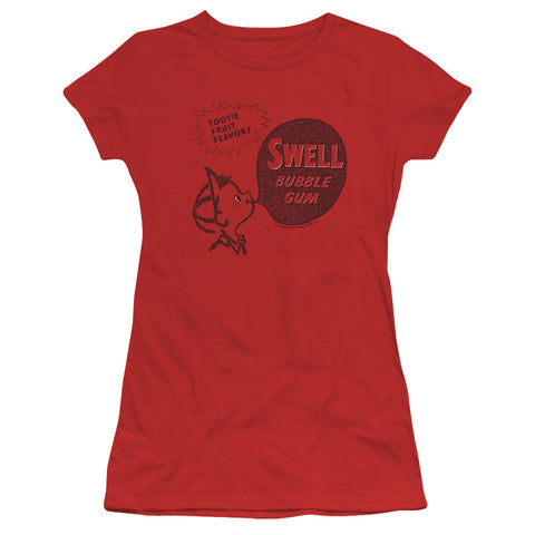 Juniors Sheer Cap Sleeve