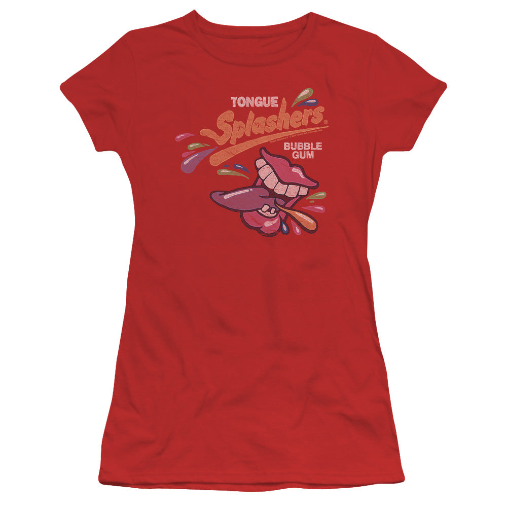 Juniors Sheer Cap Sleeve