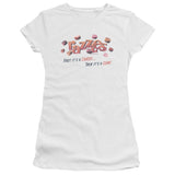 Juniors Sheer Cap Sleeve