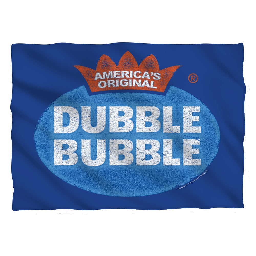 Dubble Bubble/vintage Logo-pillow Case-white