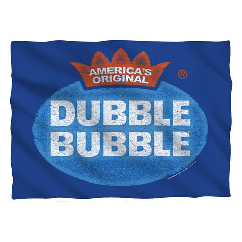 Dubble Bubble/vintage Logo-pillow Case-white