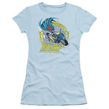 Juniors Sheer Cap Sleeve