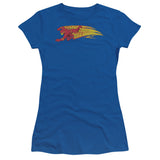 Juniors Sheer Cap Sleeve