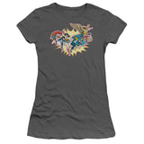 Juniors Sheer Cap Sleeve