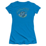 Juniors Sheer Cap Sleeve