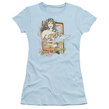 Juniors Sheer Cap Sleeve