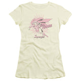 Juniors Sheer Cap Sleeve