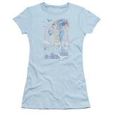 Juniors Sheer Cap Sleeve