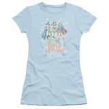 Juniors Sheer Cap Sleeve