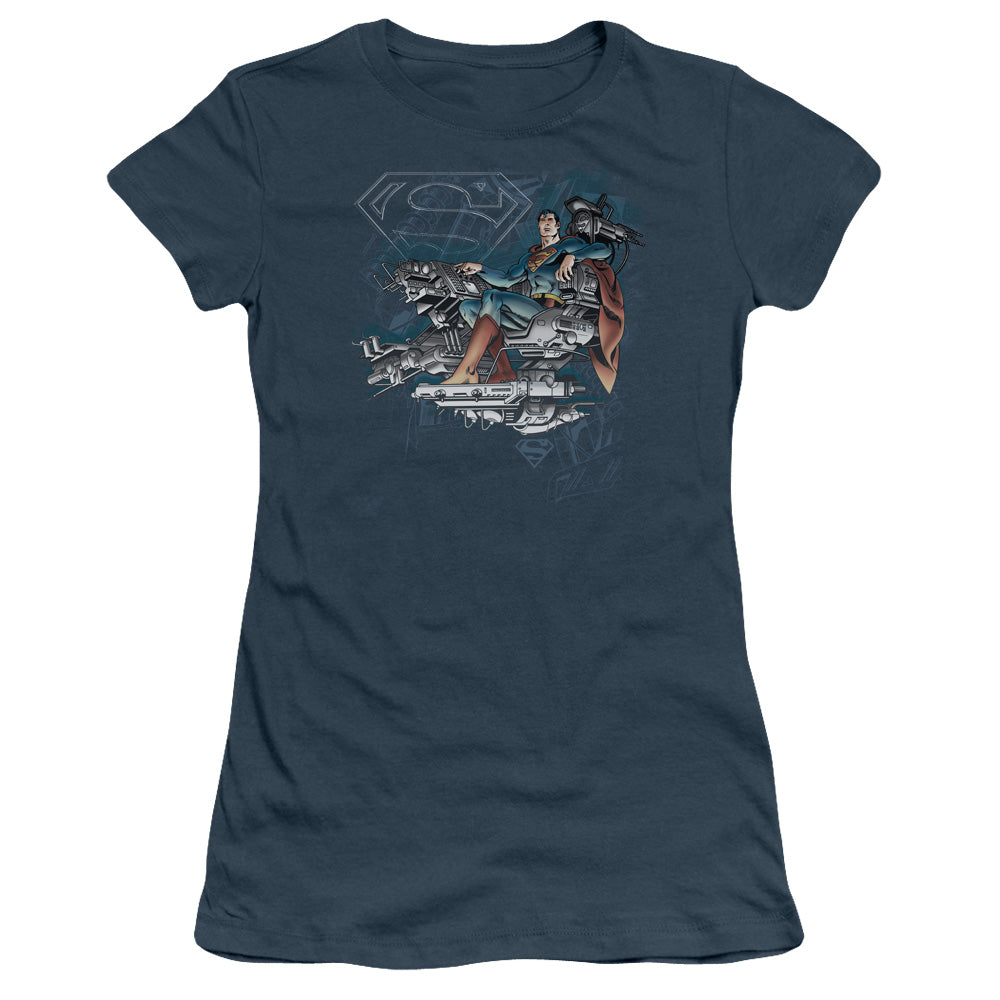 Juniors Sheer Cap Sleeve