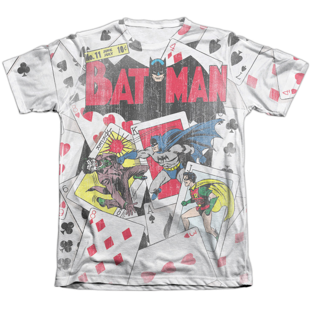 Dc/number 11 All Over - Adult 65/35 Poly/cotton S/s Tee - White