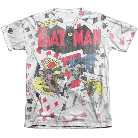 Dc/number 11 All Over - Adult 65/35 Poly/cotton S/s Tee - White